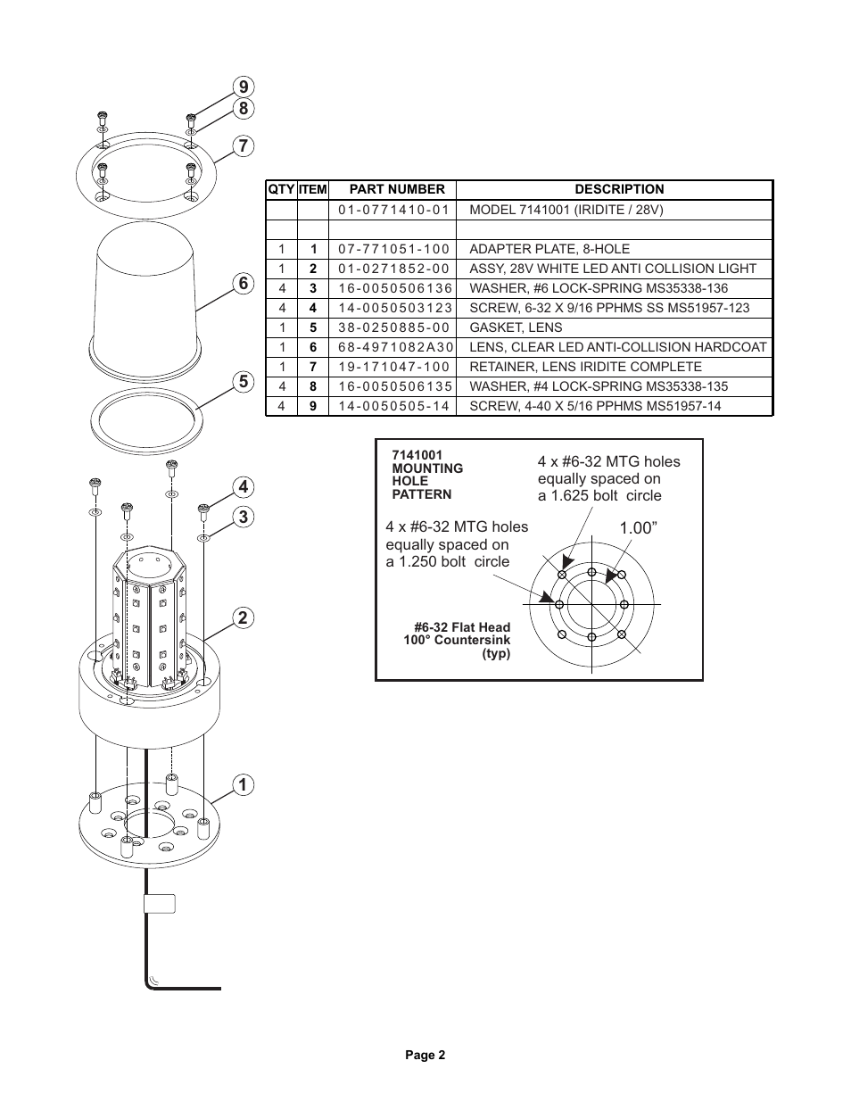 Whelen 7141001 User Manual | Page 2 / 2