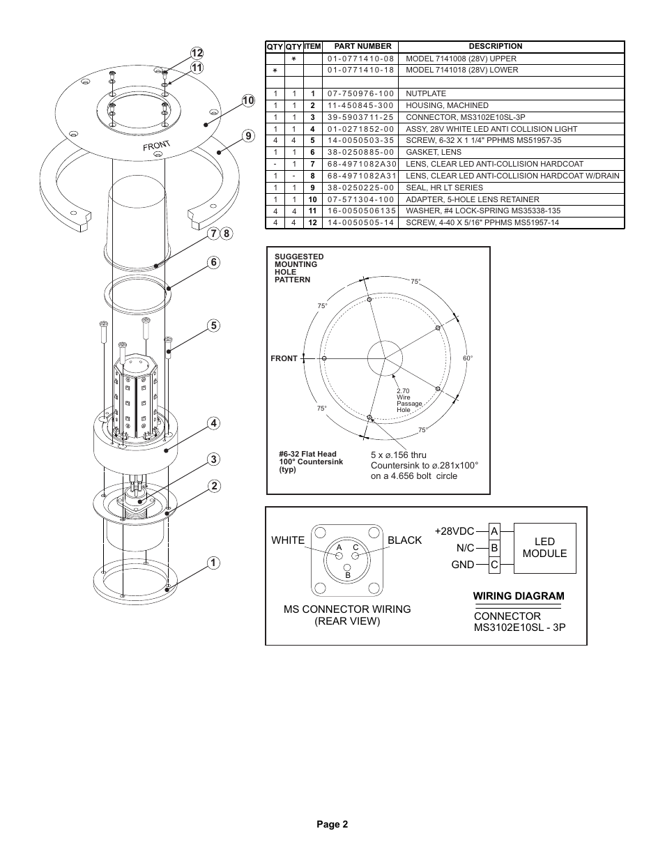 Whelen 7141008 User Manual | Page 2 / 2