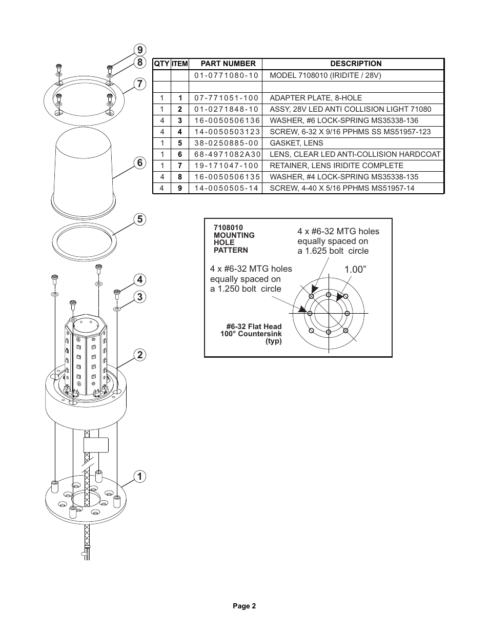 Whelen 7108010 User Manual | Page 2 / 2