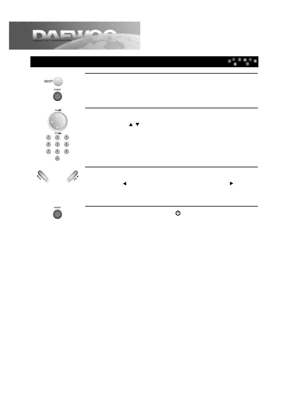 Watching tv | Daewoo DDT-21H9 S User Manual | Page 15 / 54