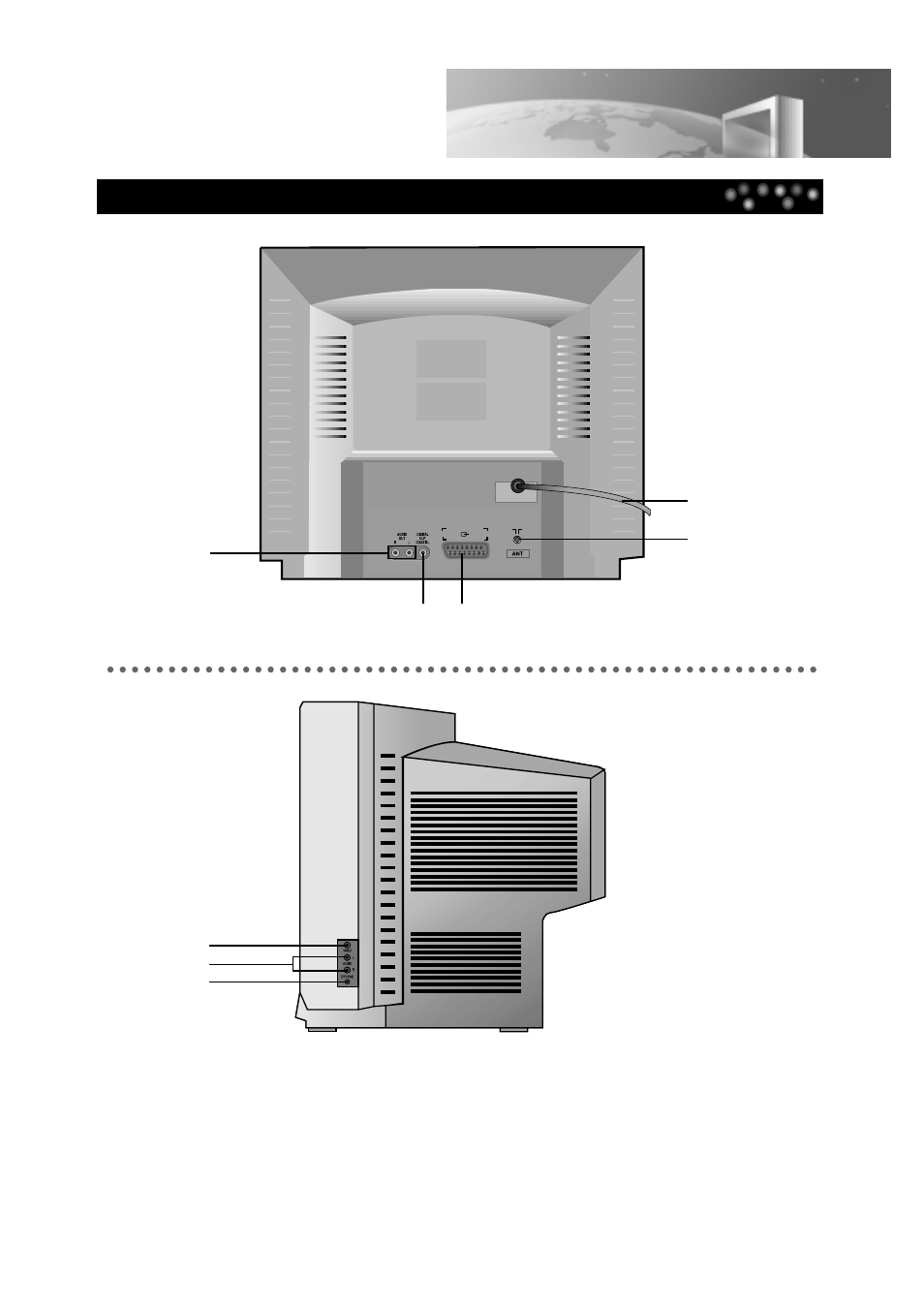 Main body (rear and side part) | Daewoo DDT-21H9 S User Manual | Page 6 / 54