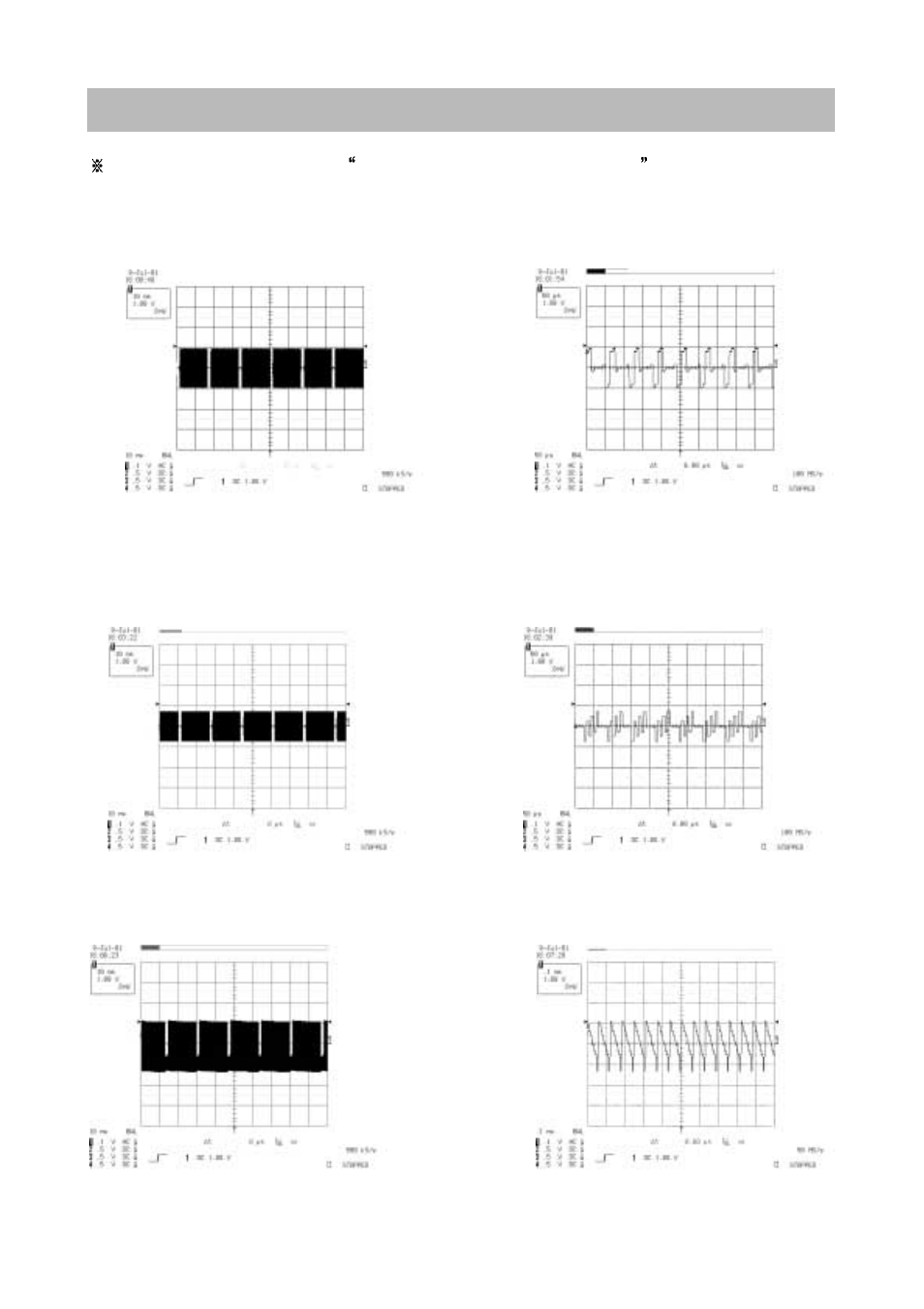 Waveforms of major check method | Daewoo RD-400 User Manual | Page 24 / 62
