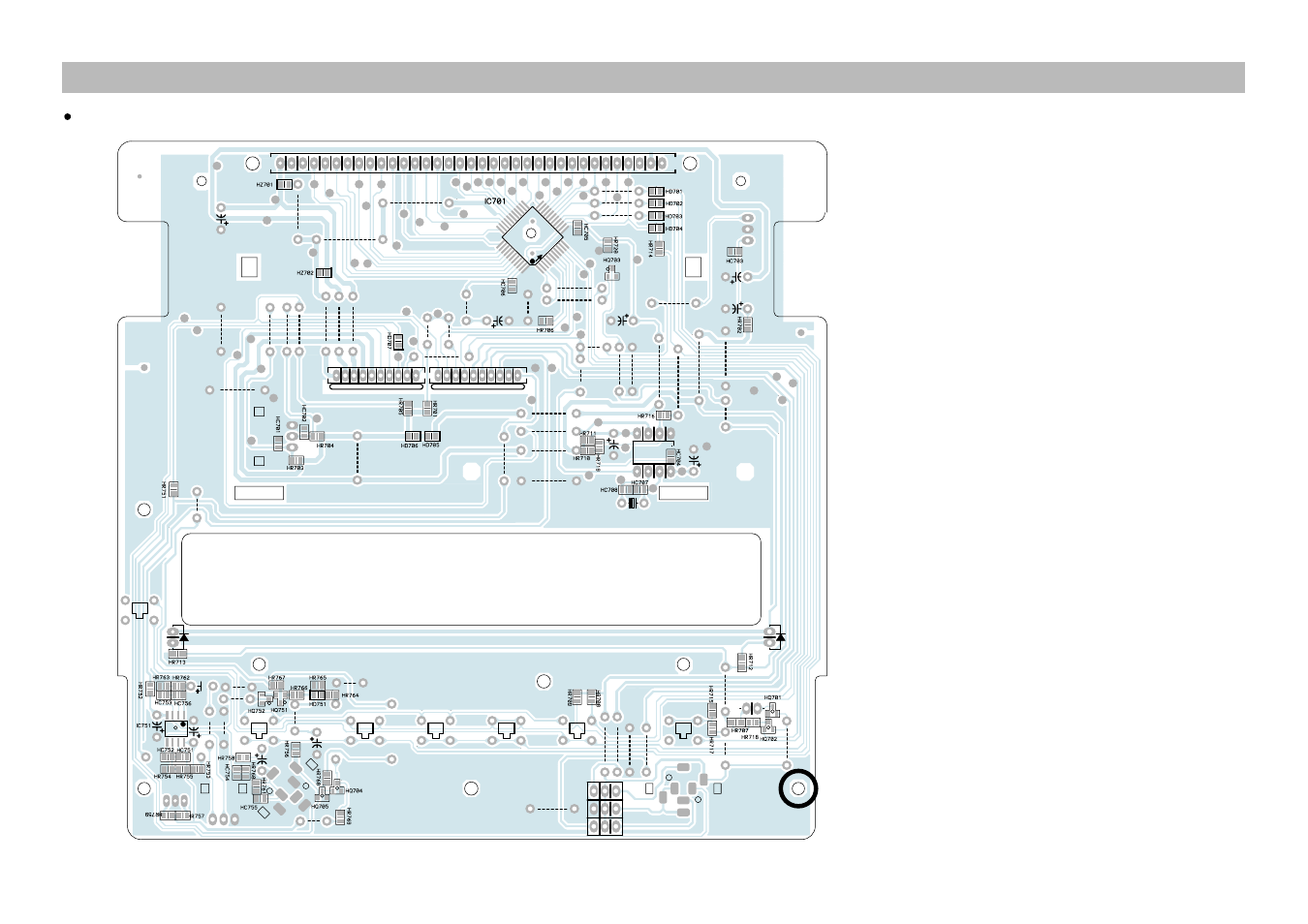 Printed circuit diagram | Daewoo RD-400 User Manual | Page 39 / 62