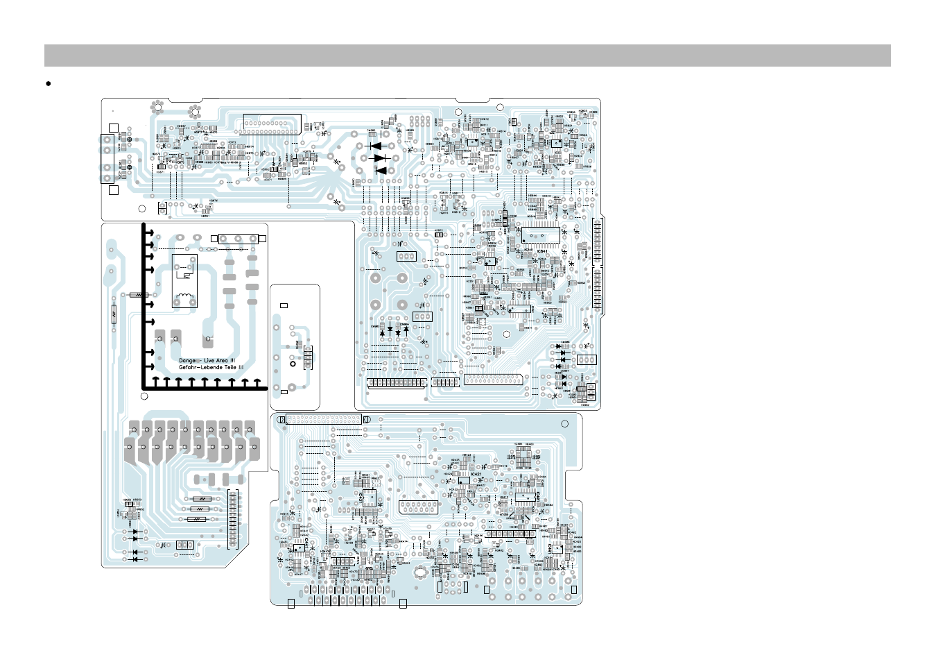 Printed circuit diagram | Daewoo RD-400 User Manual | Page 41 / 62