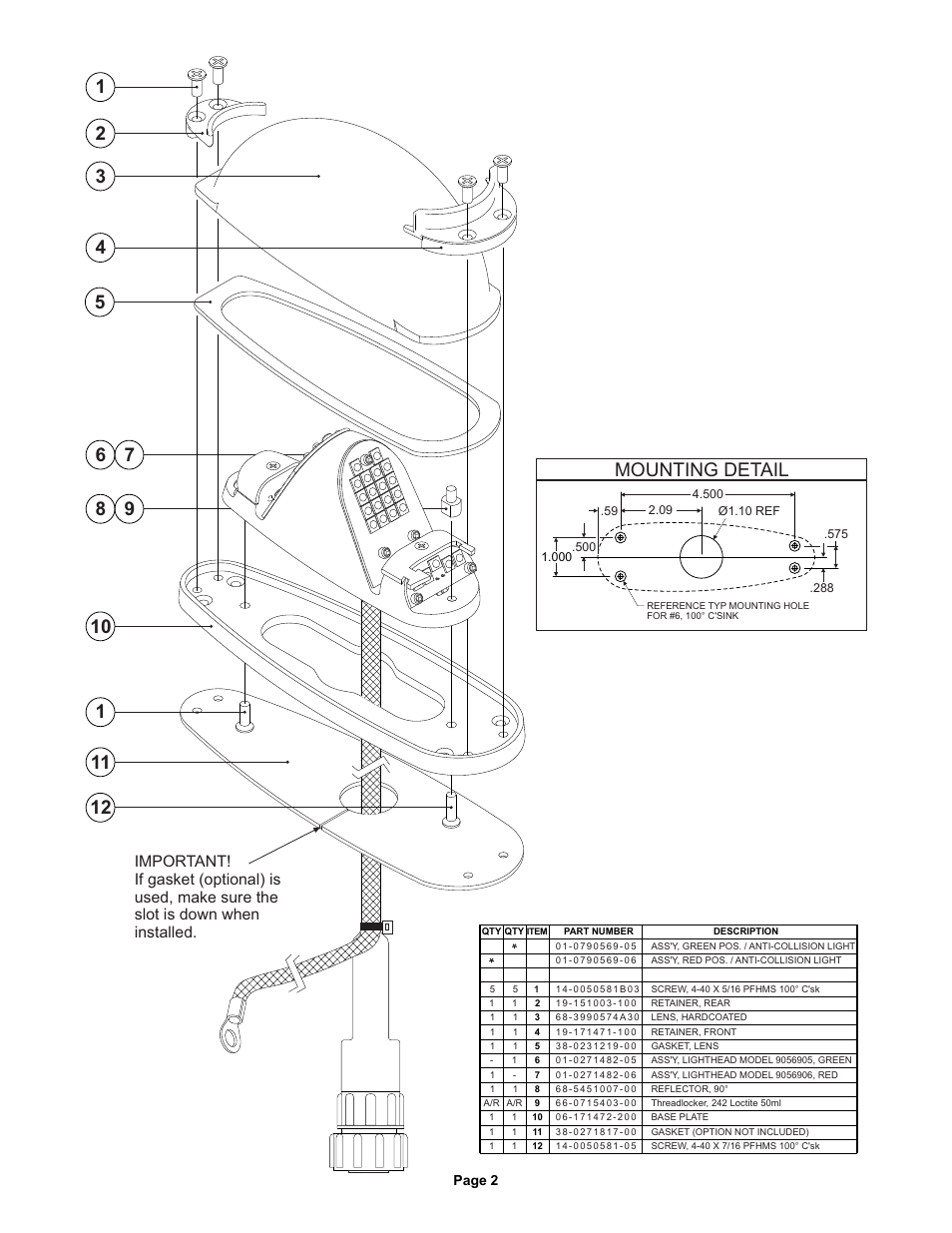 Whelen 9056905 User Manual | Page 2 / 2