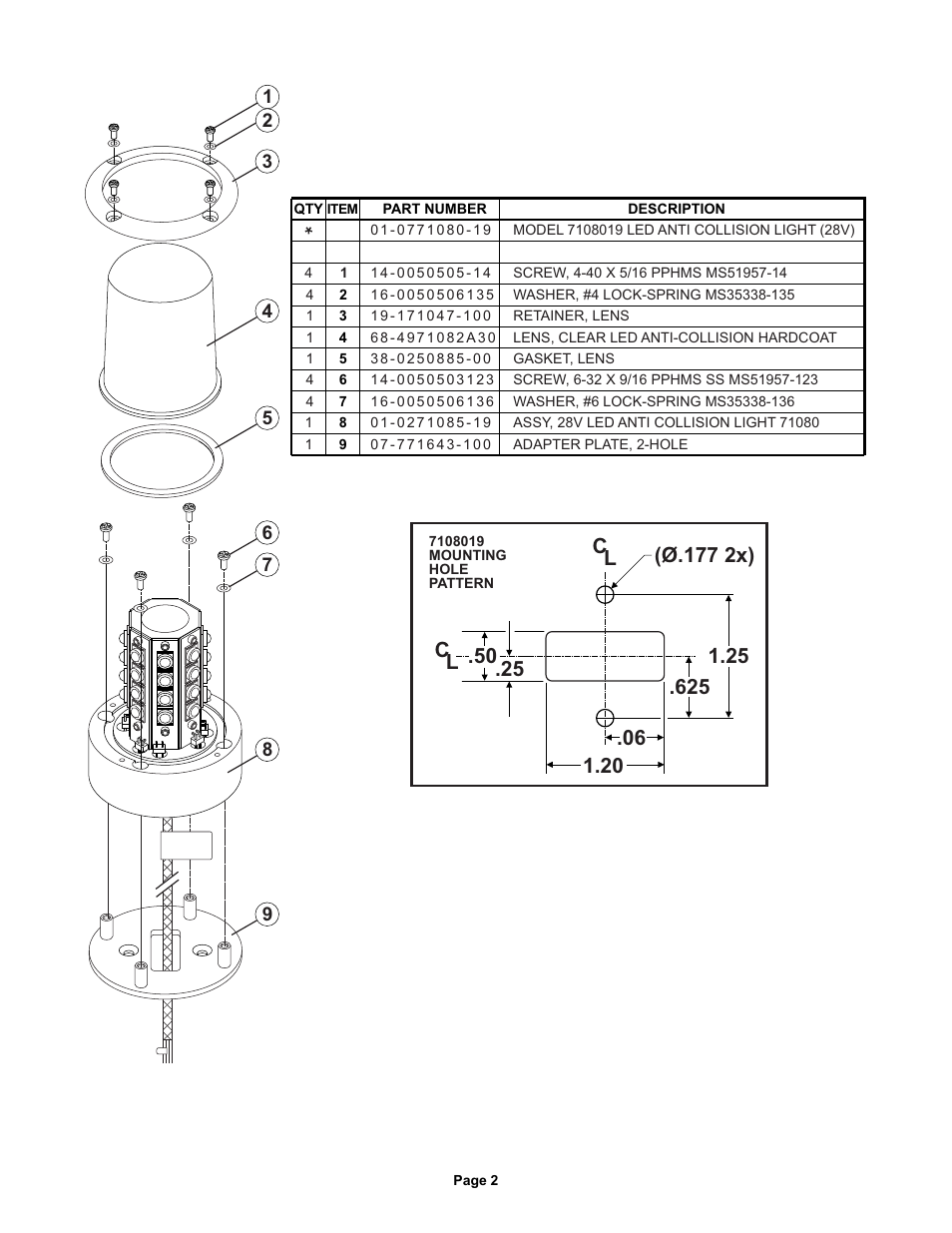 Whelen 7108019 User Manual | Page 2 / 2