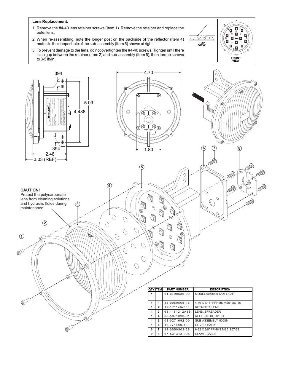 Page 2 | Whelen 9058900 User Manual | Page 2 / 2