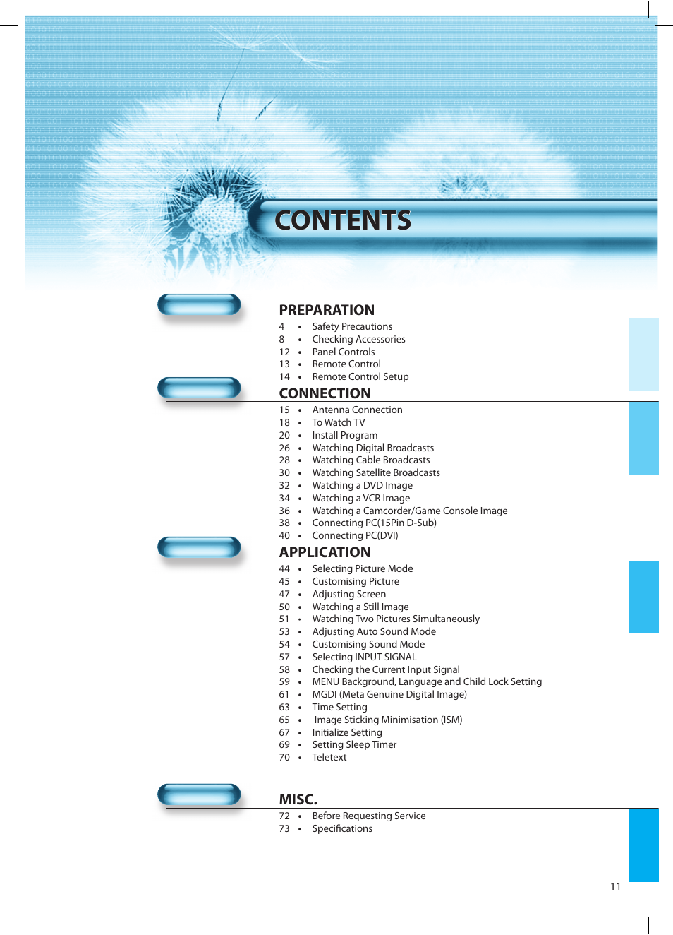 Daewoo DT-42A1 User Manual | Page 10 / 72