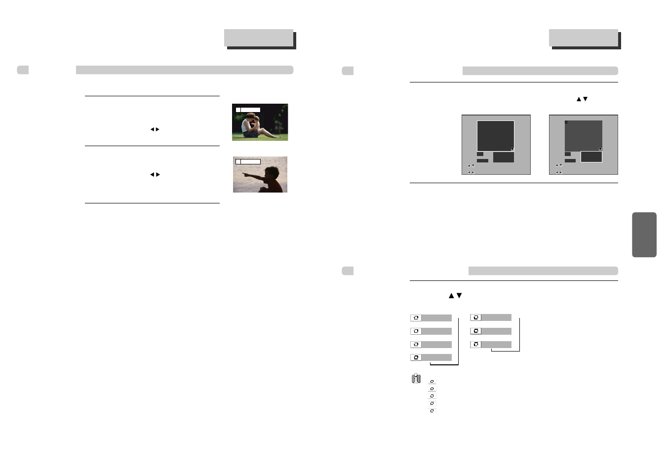 Repeating a defined period, Playing a programmed order, Book mark | Daewoo DCR-9120 User Manual | Page 21 / 37