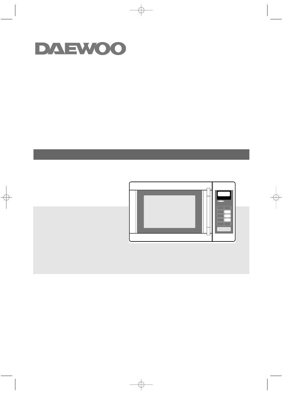 Daewoo KOC-624Q User Manual | 19 pages