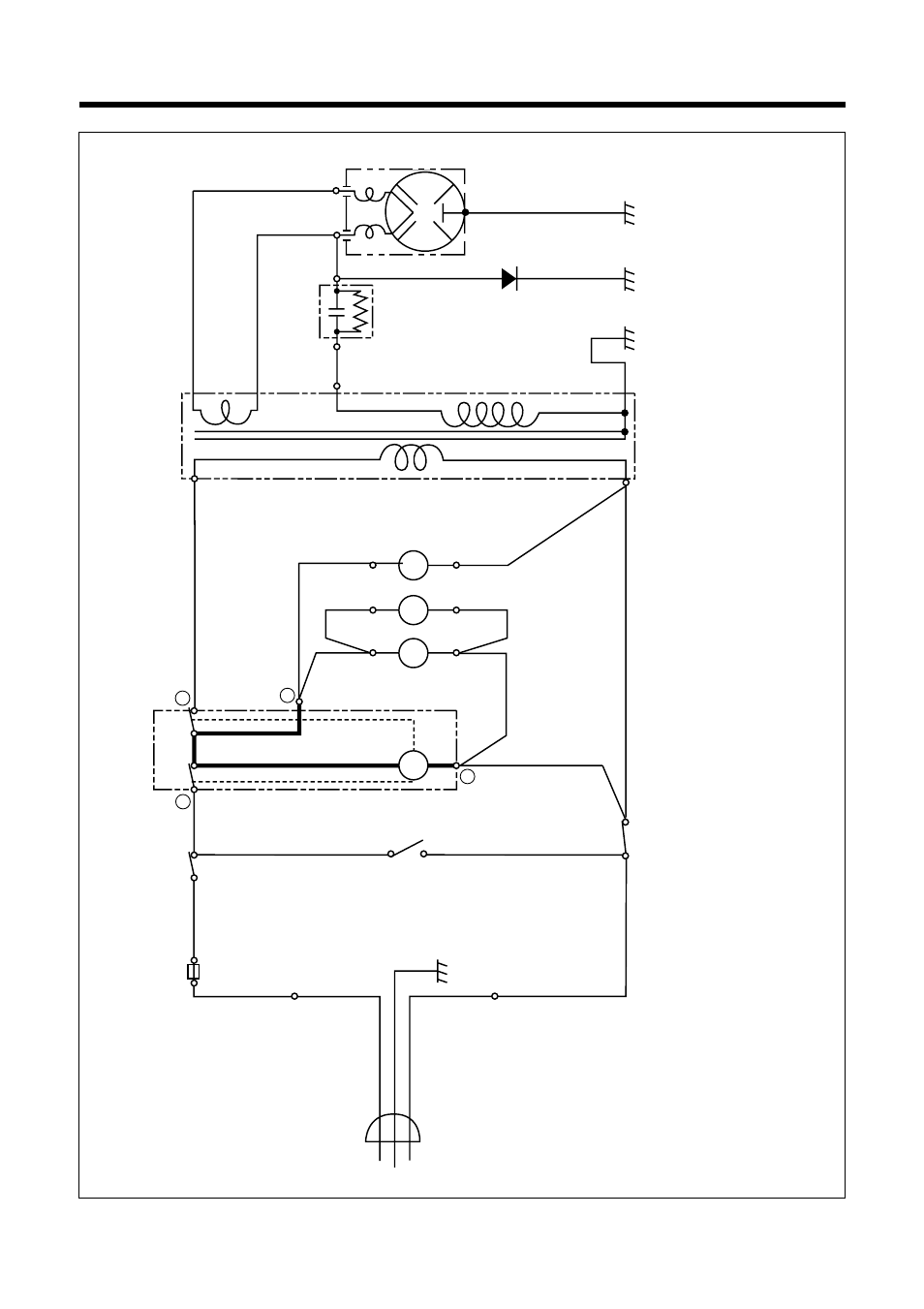 Kor-6115 wiring diagram, Cl gm fm, Power supply | Single phase ~ only | Daewoo KOR-61151 User Manual | Page 10 / 30
