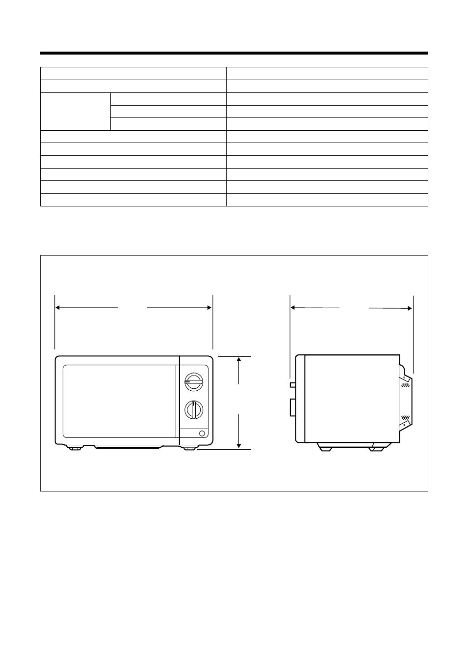 Specifications | Daewoo KOR-61151 User Manual | Page 4 / 30