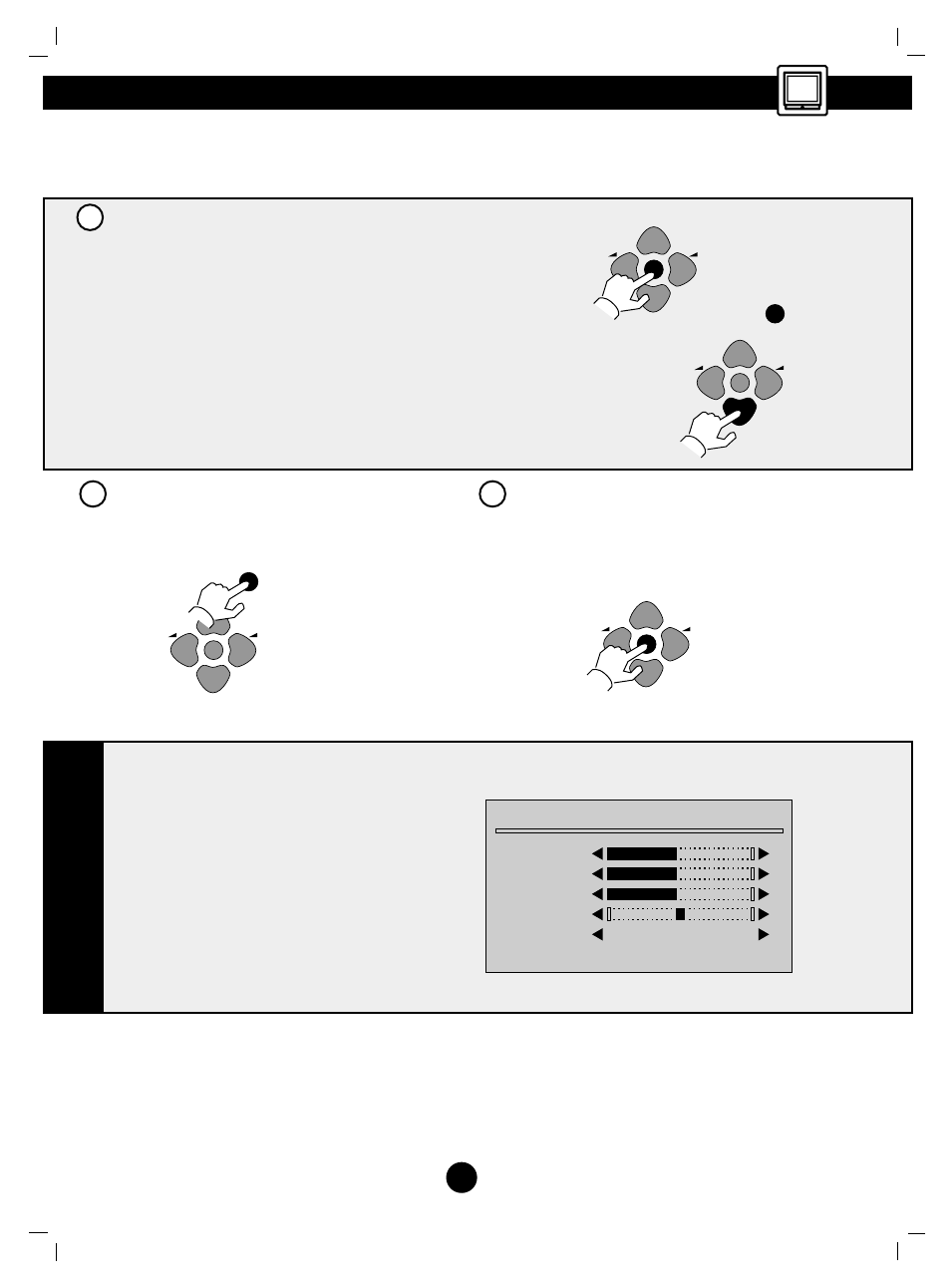 Sound menu 2 3 4 | Daewoo DWP-28W2D User Manual | Page 13 / 19