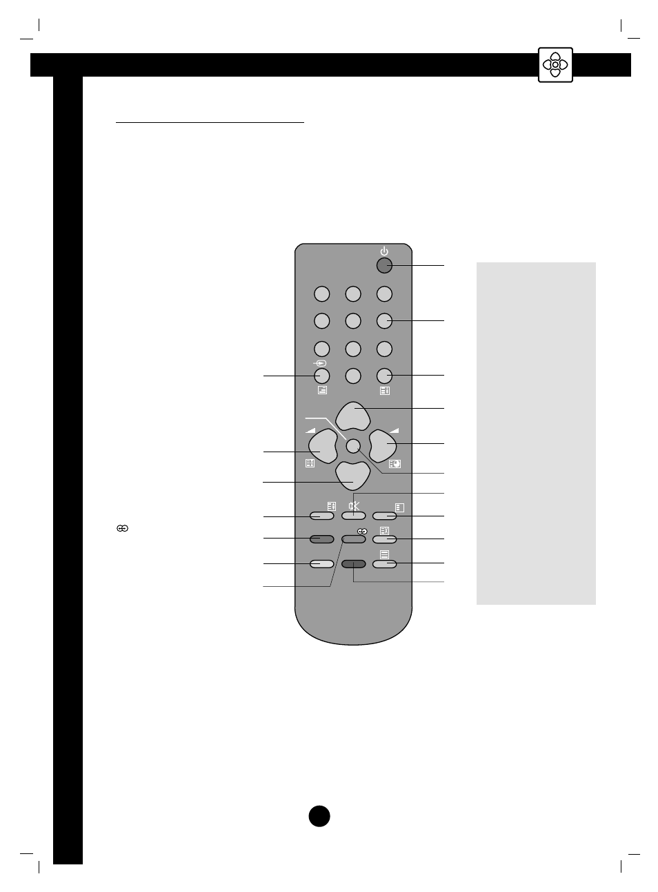 Remote control unit | Daewoo DWP-28W2D User Manual | Page 7 / 19