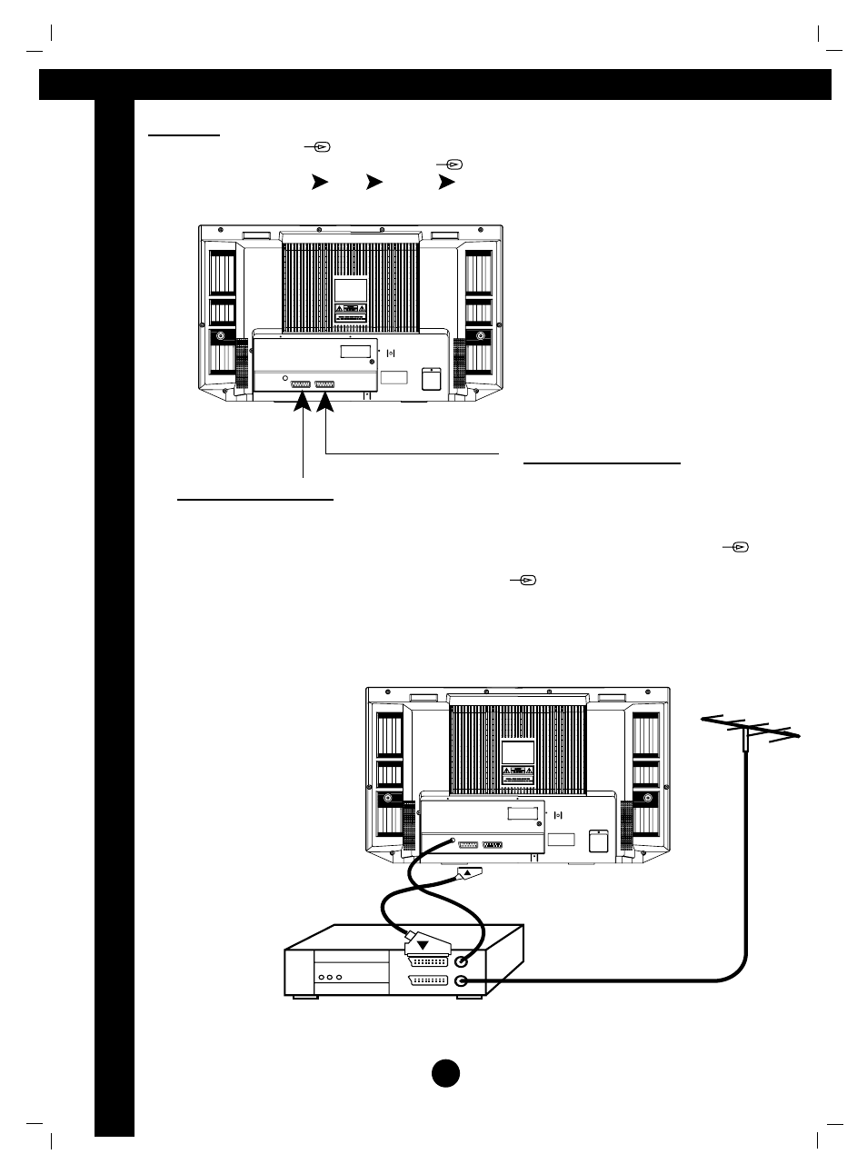 Connecting the external equipment | Daewoo DWP-28W2D User Manual | Page 8 / 19