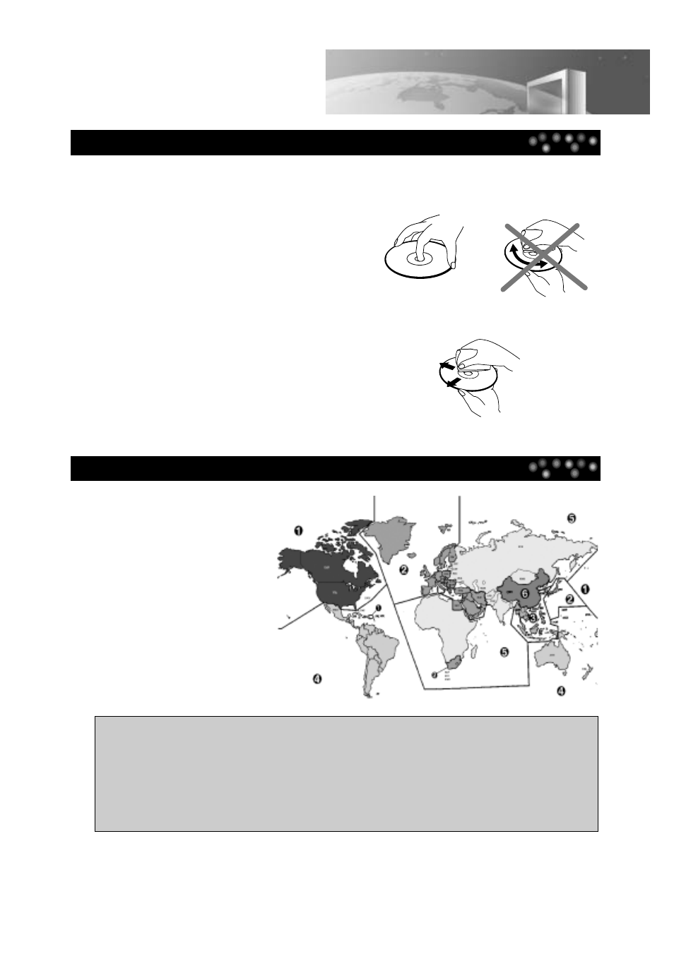 Discs, Region code | Daewoo DDT-14H9 S User Manual | Page 41 / 44