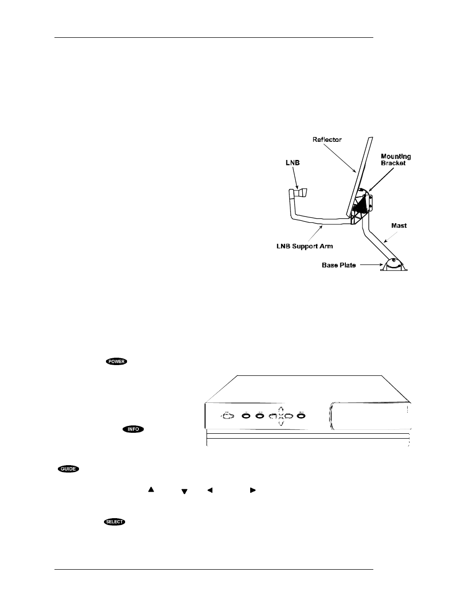 Directv system components, The satellite antenna, The digital satellite receiver | DirecTV HIRD-B1 User Manual | Page 10 / 74