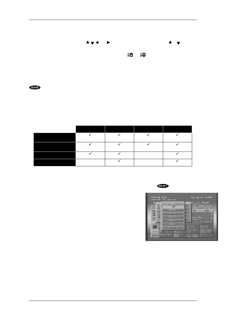 Filtering the guides, Theme filters | DirecTV HIRD-B1 User Manual | Page 48 / 74