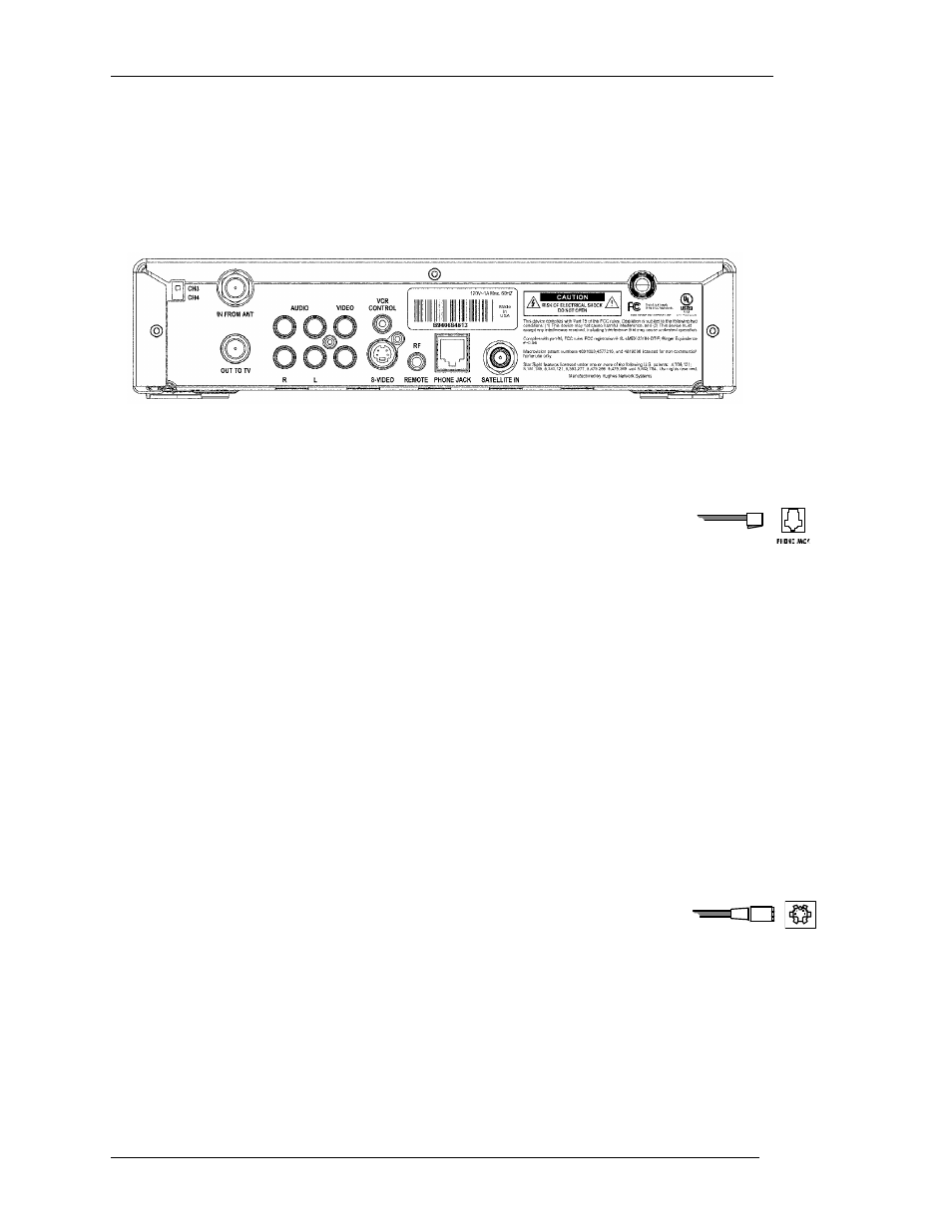 Connection for your entertainment system, Hook up the audio/s-video signals | DirecTV HIRD-E11 User Manual | Page 14 / 82