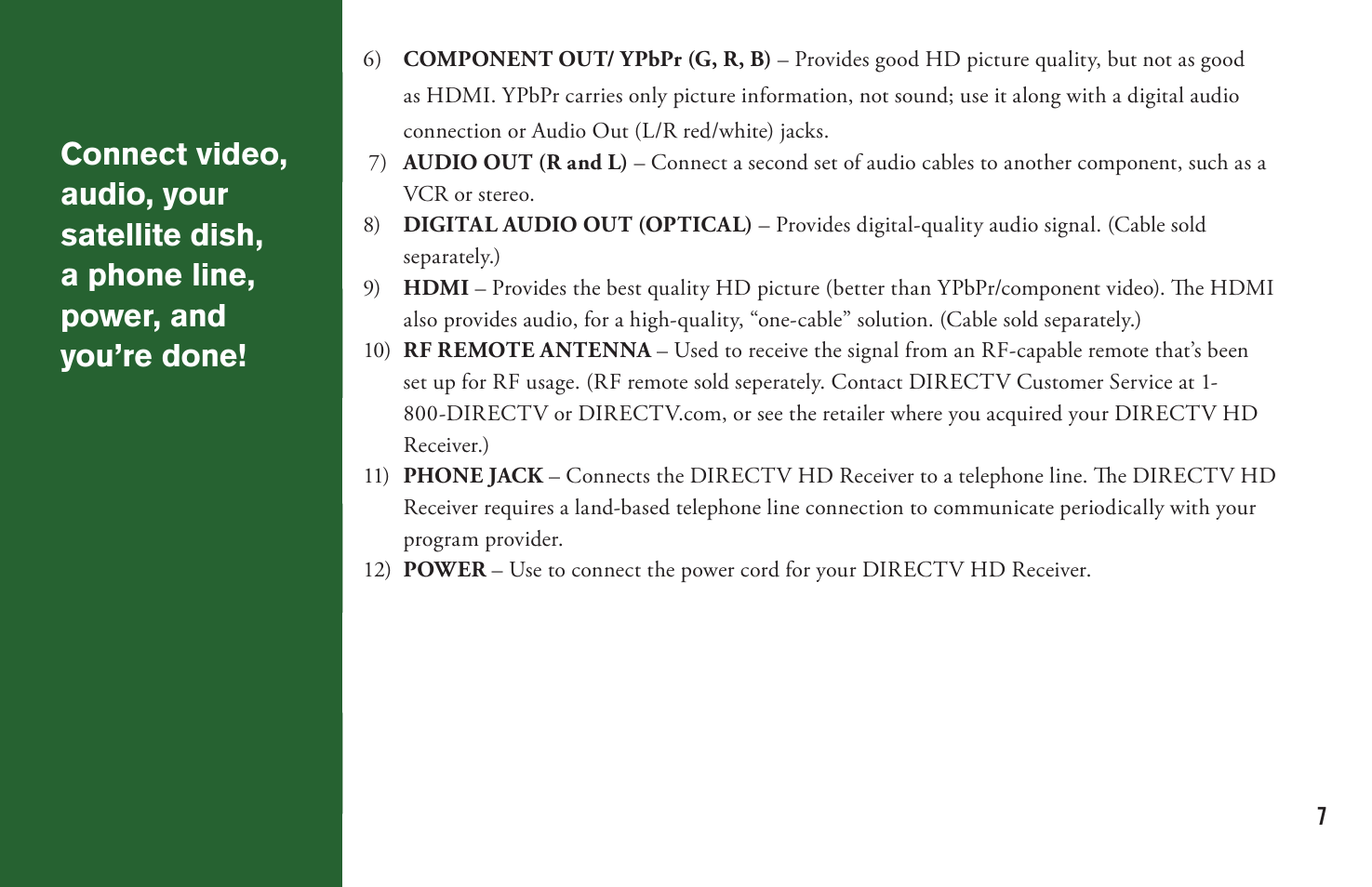 DirecTV User Manual H20 User Manual | Page 15 / 100
