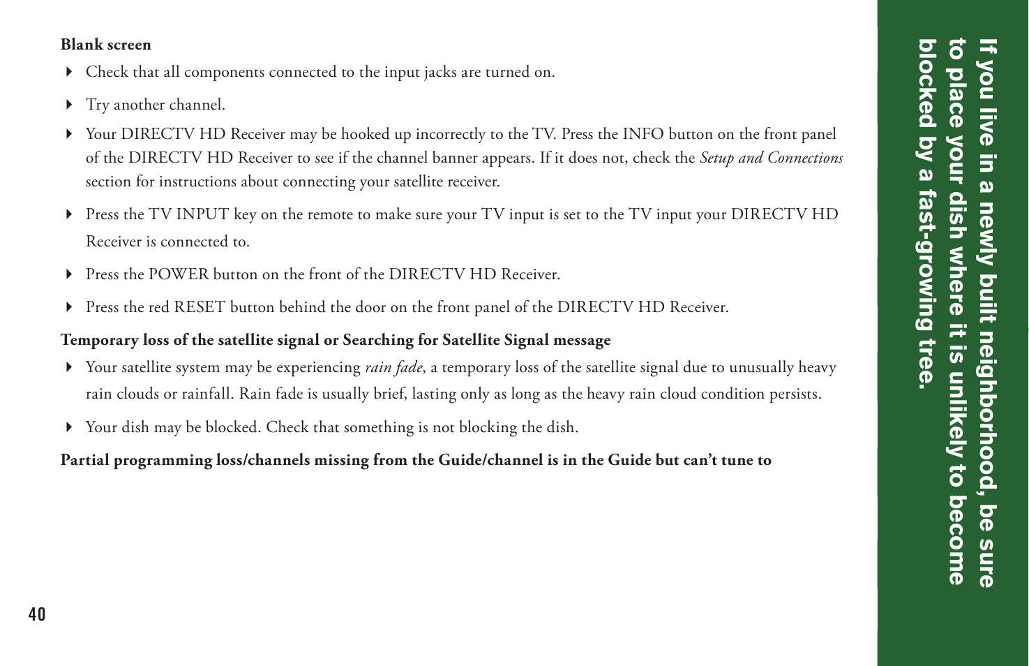 DirecTV User Manual H20 User Manual | Page 48 / 100
