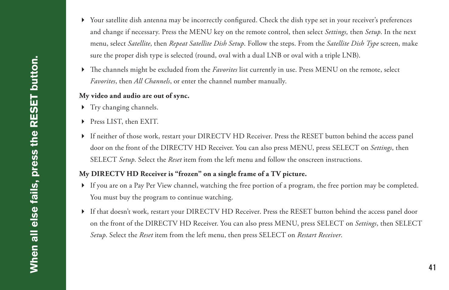 DirecTV User Manual H20 User Manual | Page 49 / 100