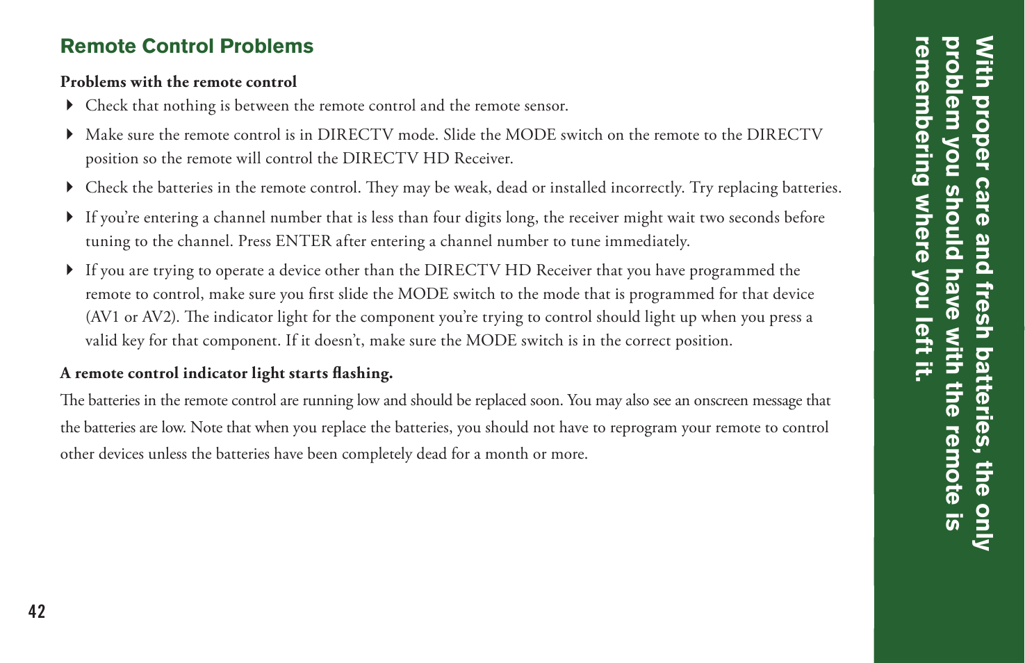 DirecTV User Manual H20 User Manual | Page 50 / 100