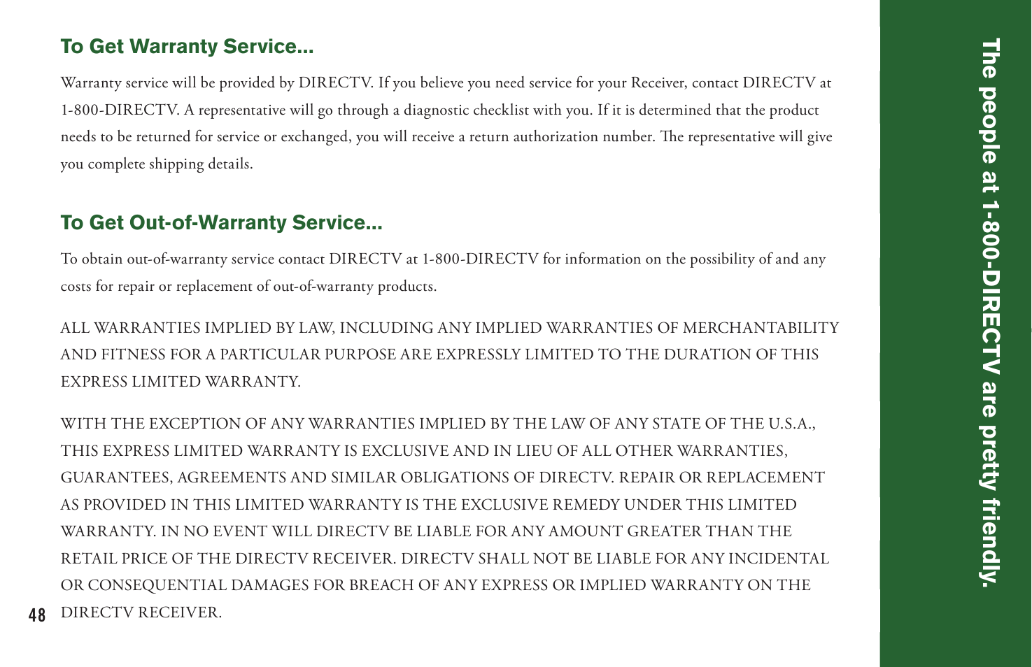DirecTV User Manual H20 User Manual | Page 56 / 100