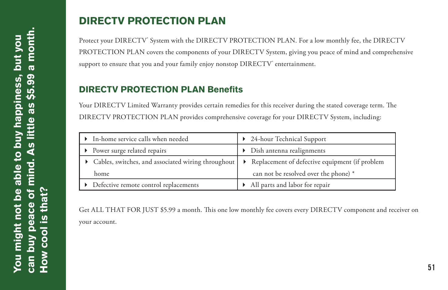 DirecTV User Manual H20 User Manual | Page 59 / 100