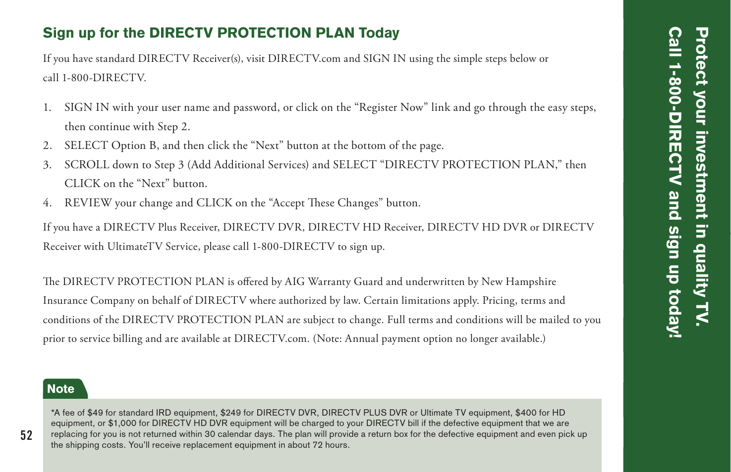 DirecTV User Manual H20 User Manual | Page 60 / 100