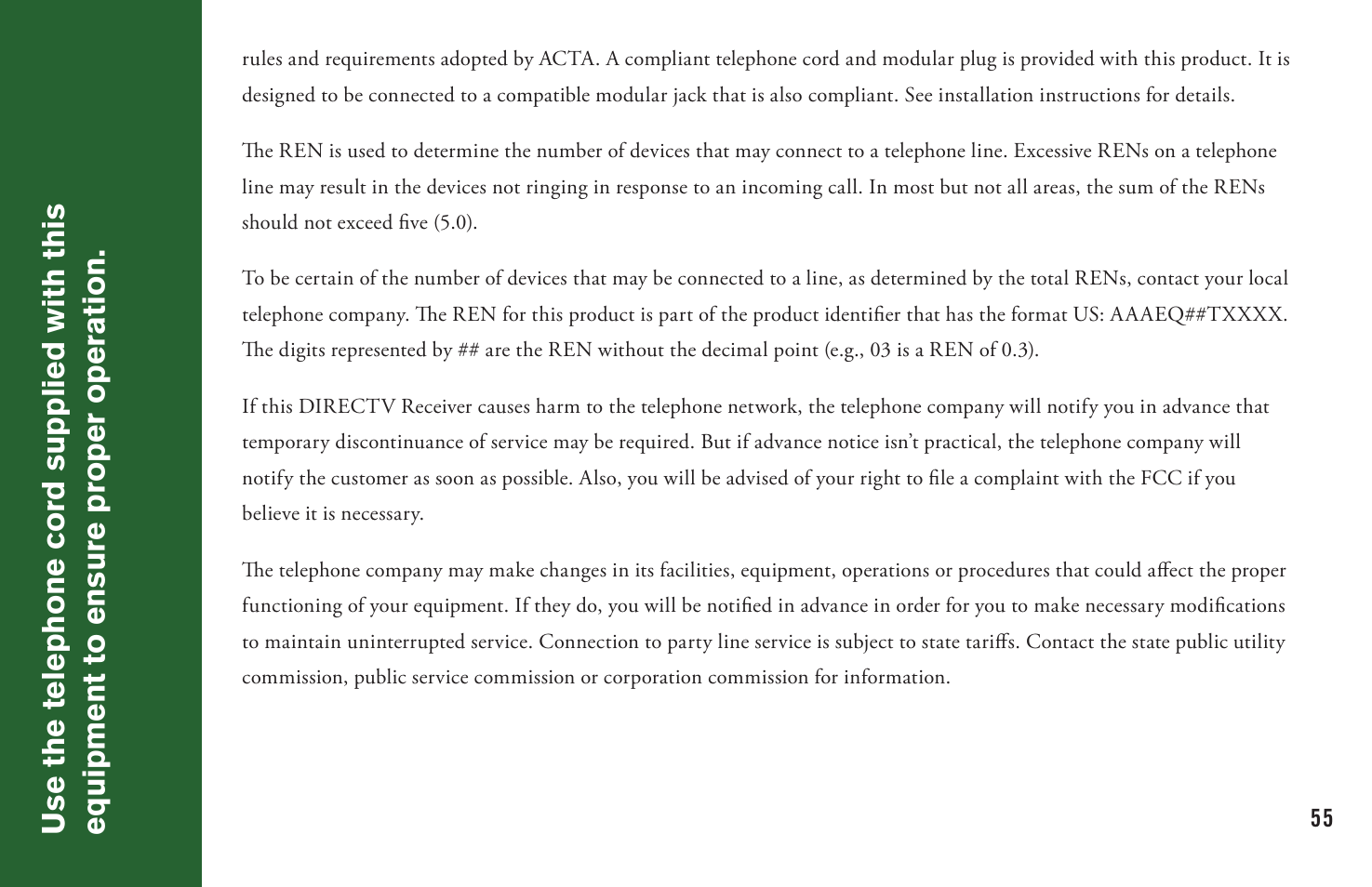 DirecTV User Manual H20 User Manual | Page 63 / 100