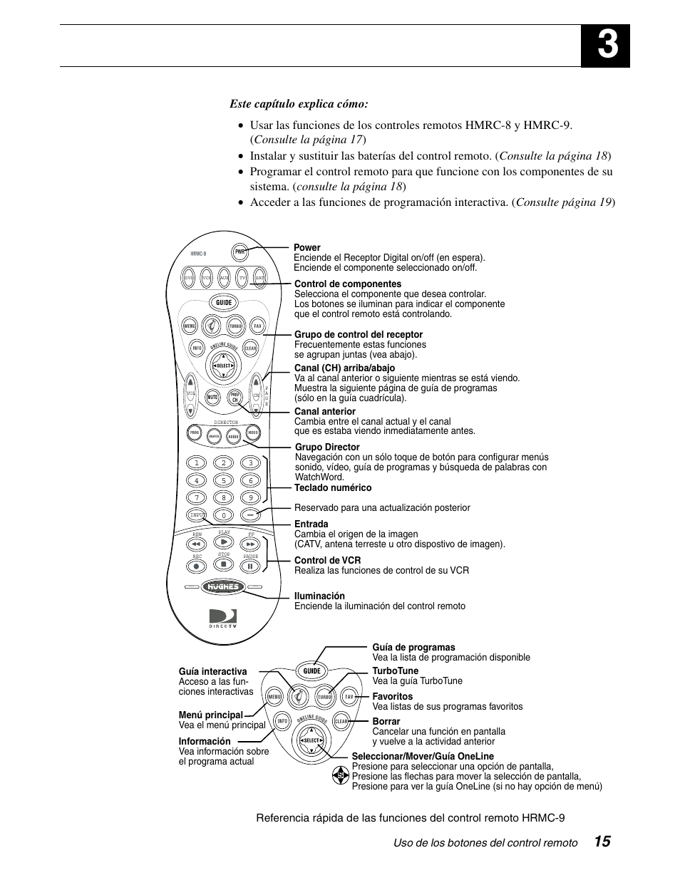 Uso de los botones del control remoto | DirecTV GCEB0 User Manual | Page 78 / 119