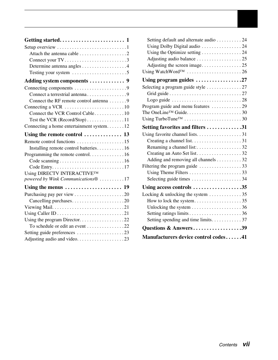 DirecTV GCEB0 User Manual | Page 8 / 119