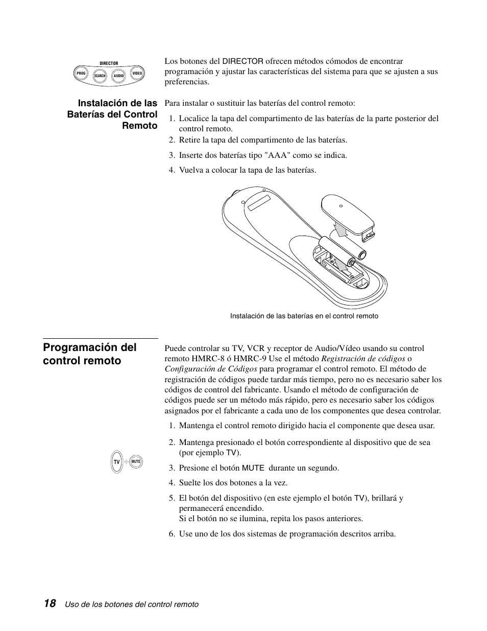 Programación del control remoto | DirecTV GCEB0 User Manual | Page 81 / 119