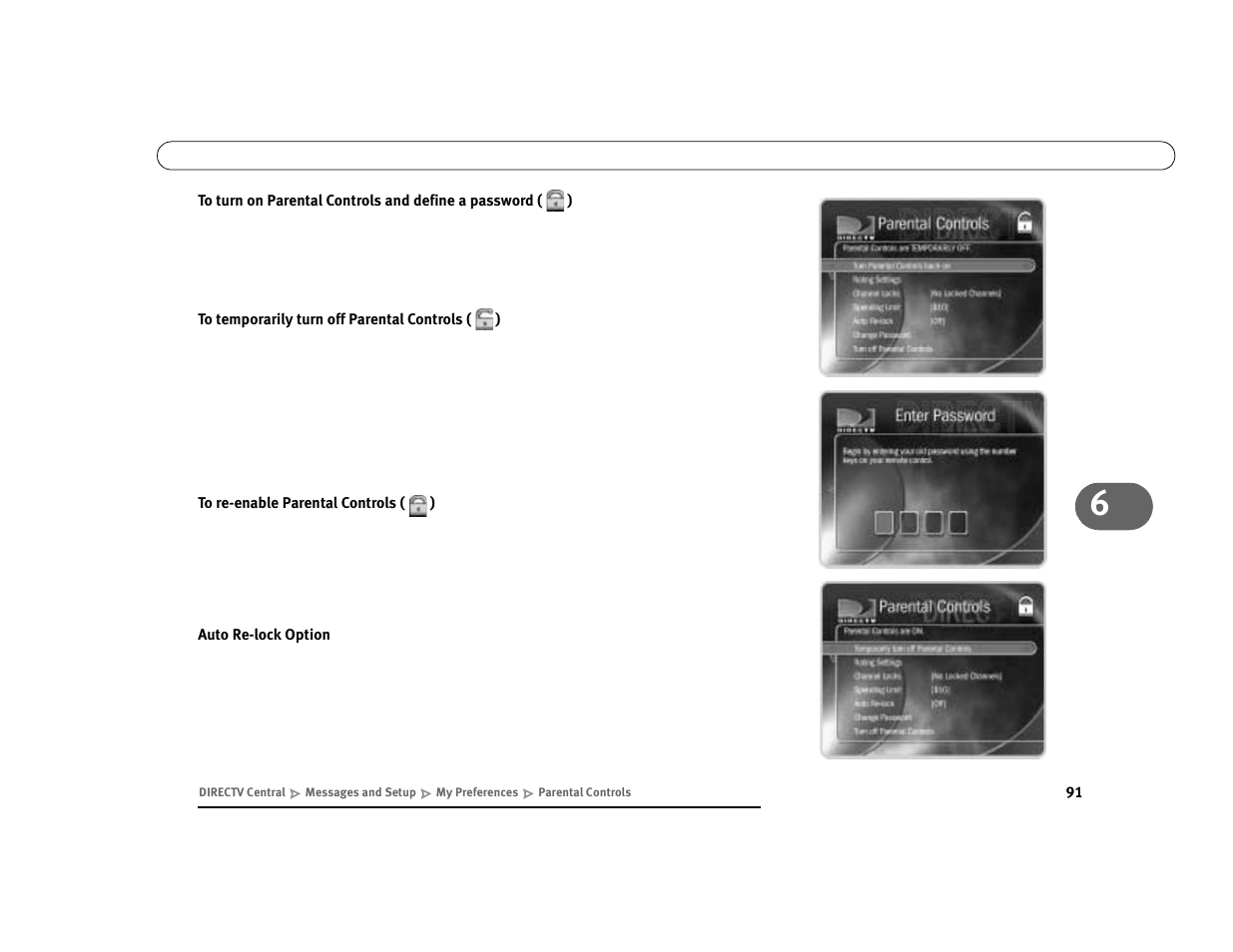 DirecTV Digital Satellite Recorder User Manual | Page 102 / 176