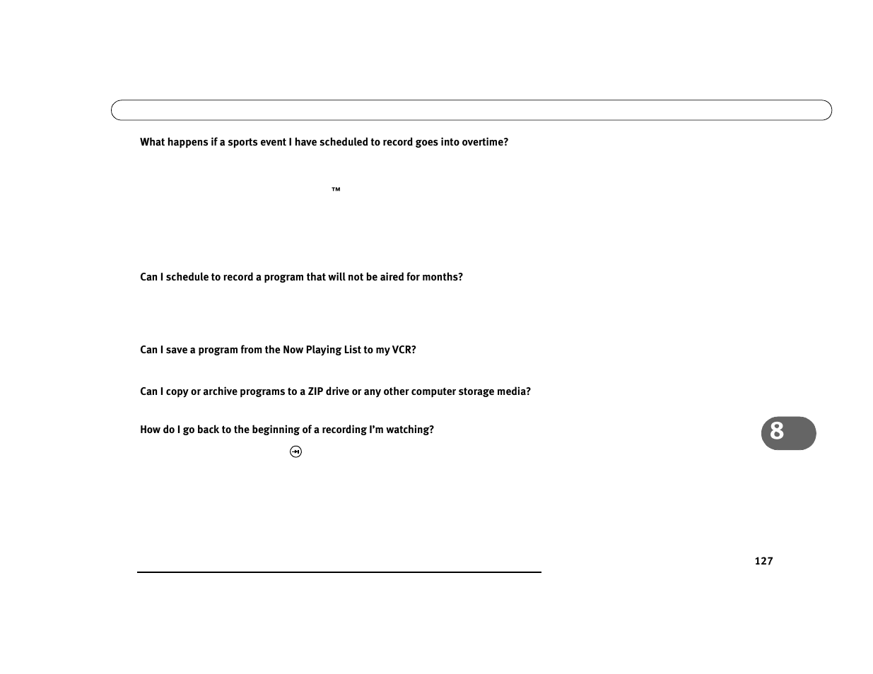 DirecTV Digital Satellite Recorder User Manual | Page 138 / 176