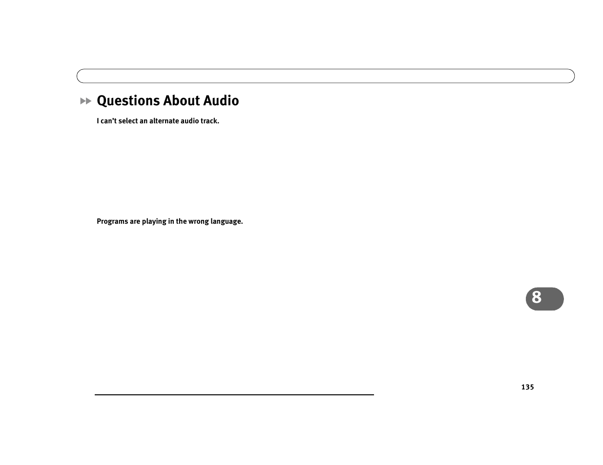 Questions about audio | DirecTV Digital Satellite Recorder User Manual | Page 146 / 176