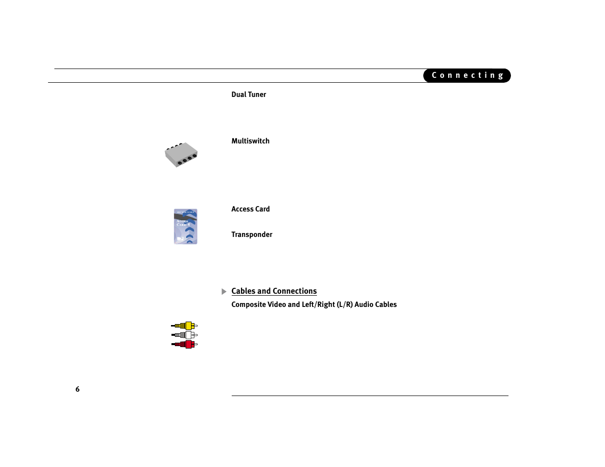 Cables and connections | DirecTV Digital Satellite Recorder User Manual | Page 17 / 176