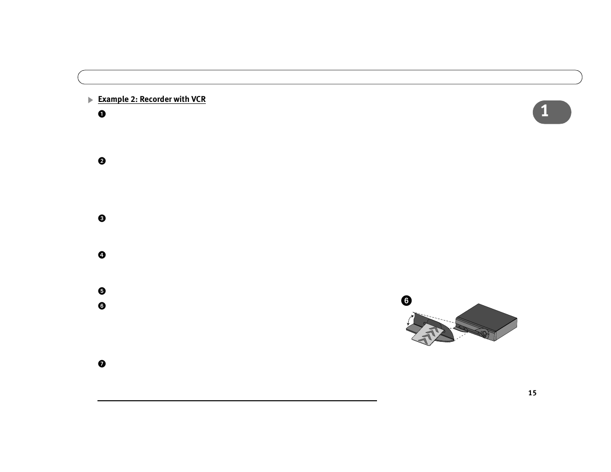 Example 2: recorder with vcr | DirecTV Digital Satellite Recorder User Manual | Page 26 / 176