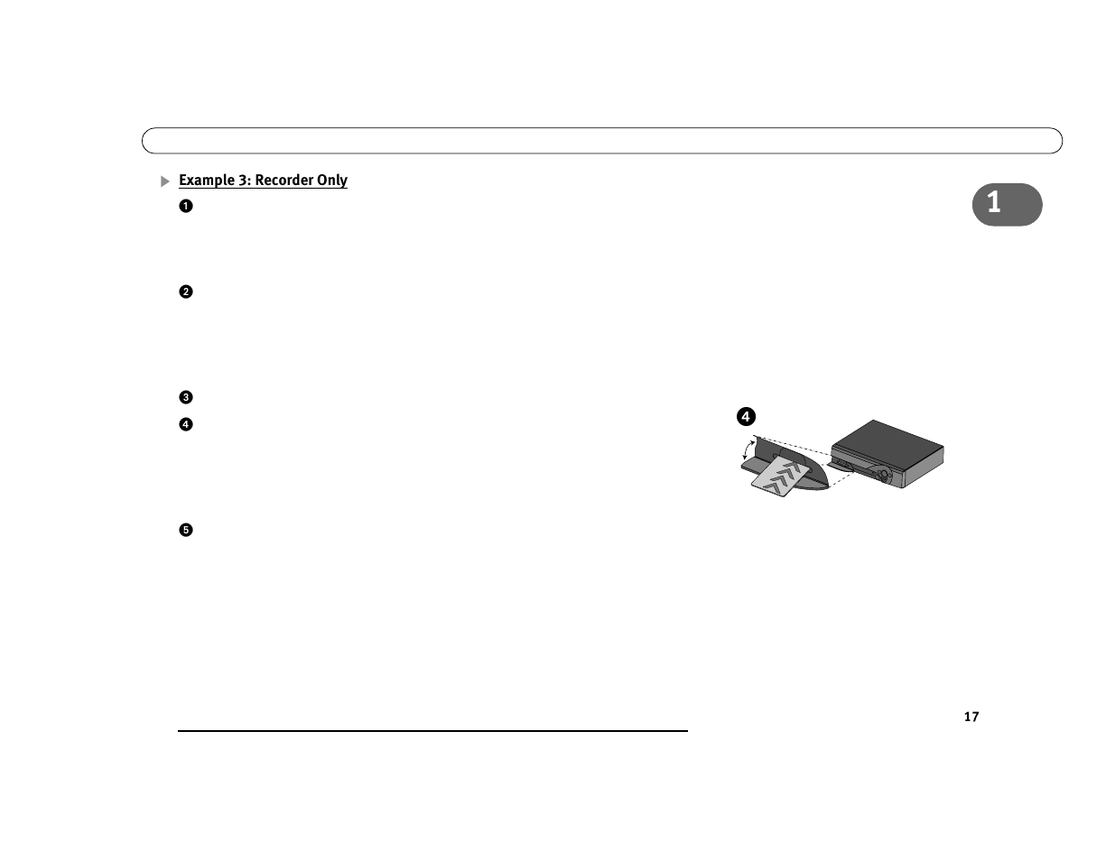 Example 3: recorder only | DirecTV Digital Satellite Recorder User Manual | Page 28 / 176