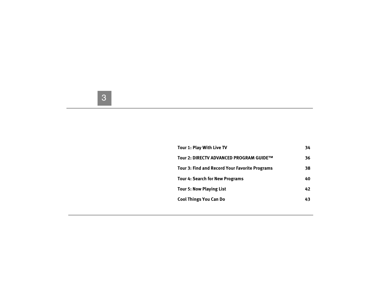 The basics in 5 short tours | DirecTV Digital Satellite Recorder User Manual | Page 44 / 176