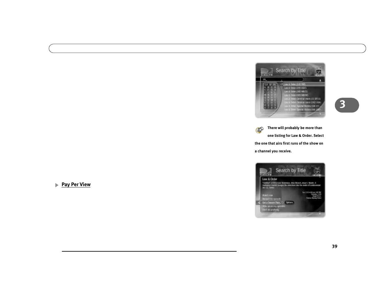 Pay per view | DirecTV Digital Satellite Recorder User Manual | Page 50 / 176