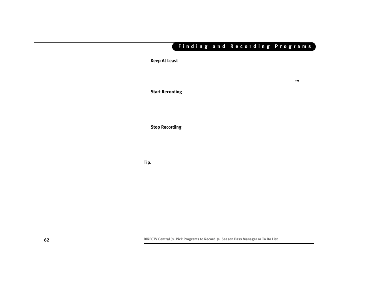 DirecTV Digital Satellite Recorder User Manual | Page 73 / 176