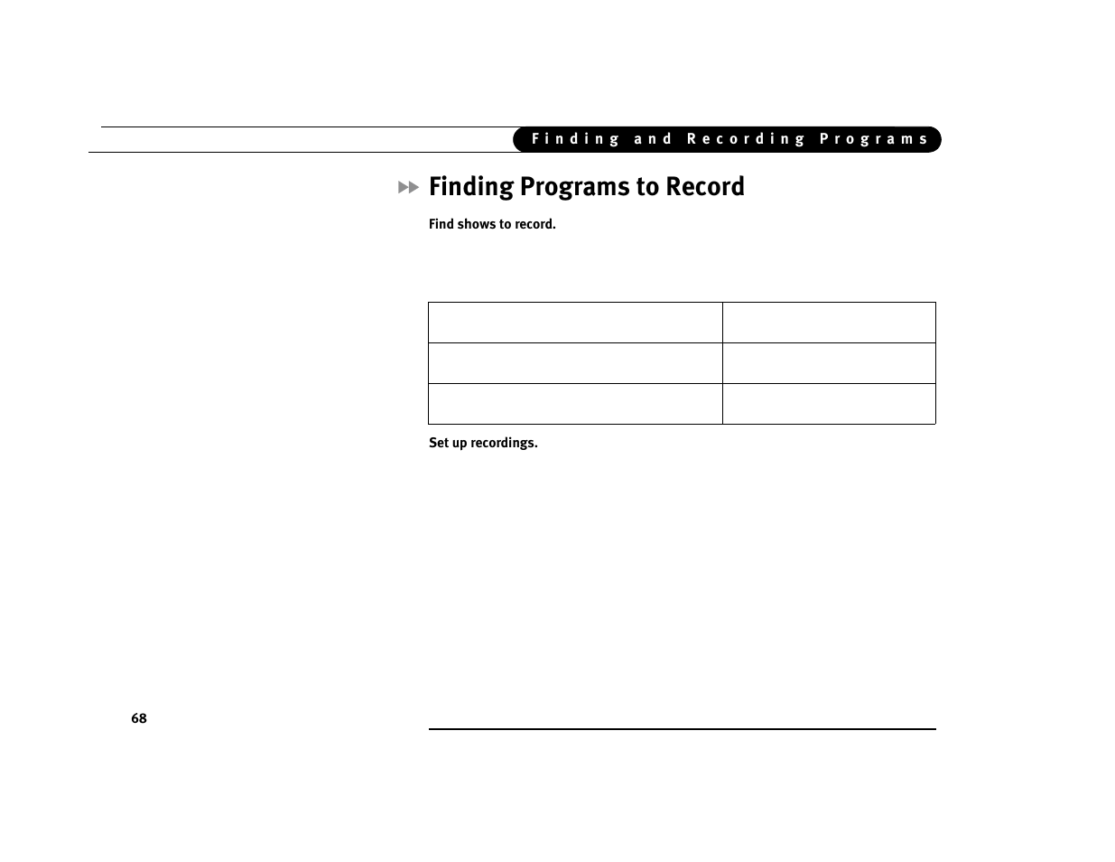 Finding programs to record | DirecTV Digital Satellite Recorder User Manual | Page 79 / 176