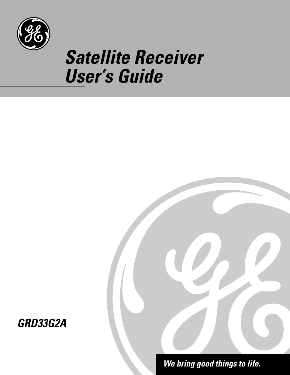 DirecTV GRD33G2A User Manual | 64 pages