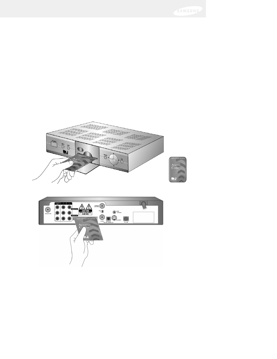 Chapter 1: getting started, Inserting the access card | DirecTV SIR-S75 User Manual | Page 20 / 122