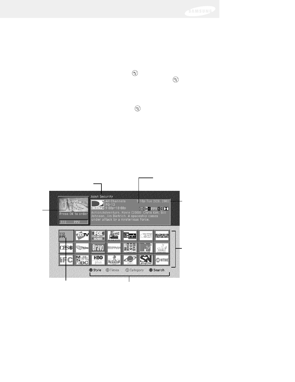 Chapter 3: watching tv, Using the logo guide | DirecTV SIR-S75 User Manual | Page 60 / 122