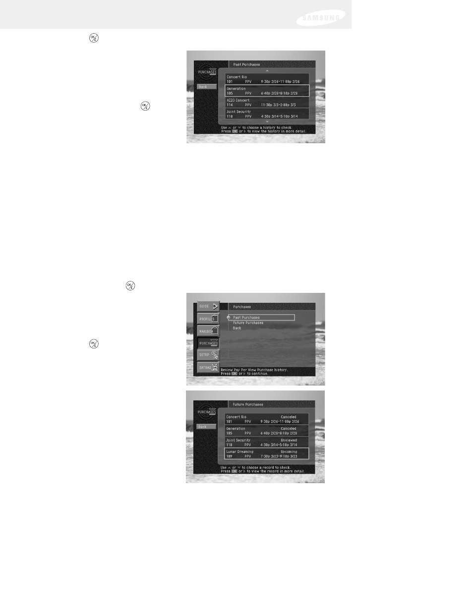 Chapter 3: watching tv | DirecTV SIR-S75 User Manual | Page 68 / 122