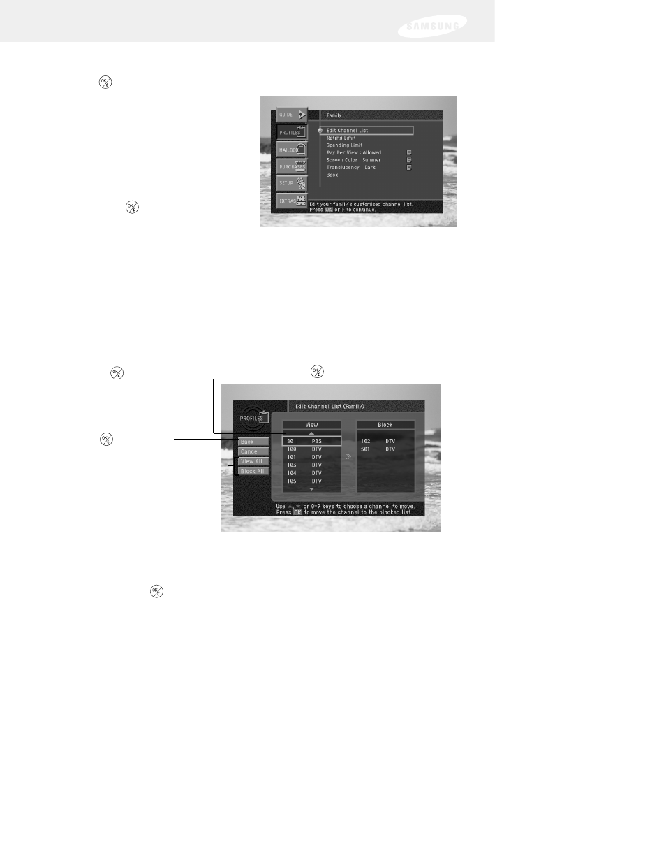 Chapter 5: user profiles | DirecTV SIR-S75 User Manual | Page 81 / 122