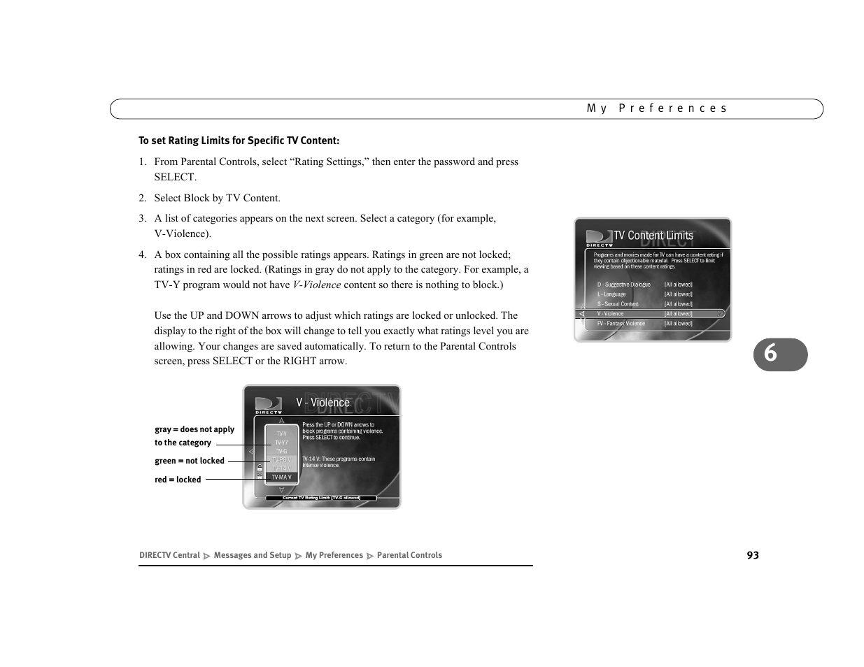 DirecTV DVR39 User Manual | Page 104 / 176